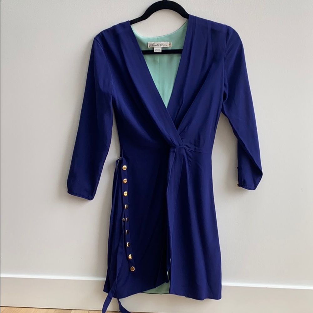 Hunter Dixon silk wrap dress